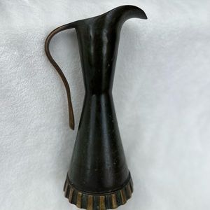 Solid Brass/Metal Vintage Decorative Pitcher Vase